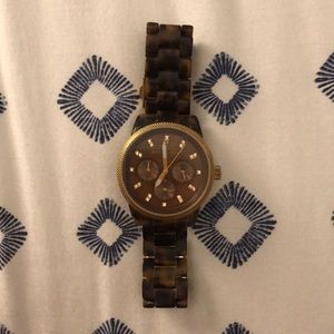 Michael Kors tortoise watch